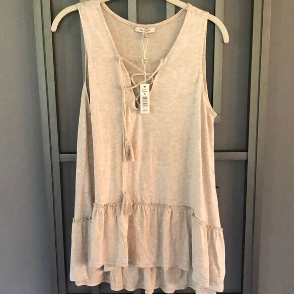 NWT Max studio sleeveless bohemian style top S - Picture 8 of 8